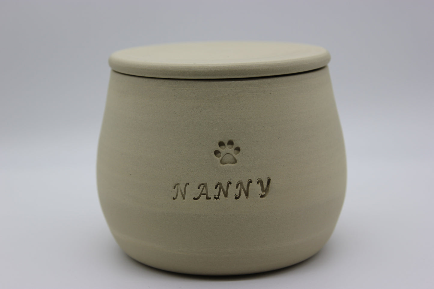 Personalized Handmade Ceramic Pet Urn: Custom Dog or Cat Memorial