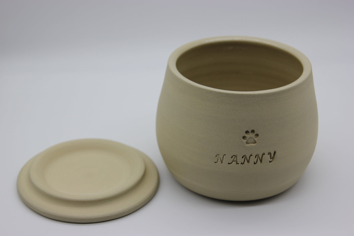 Personalized Handmade Ceramic Pet Urn: Custom Dog or Cat Memorial