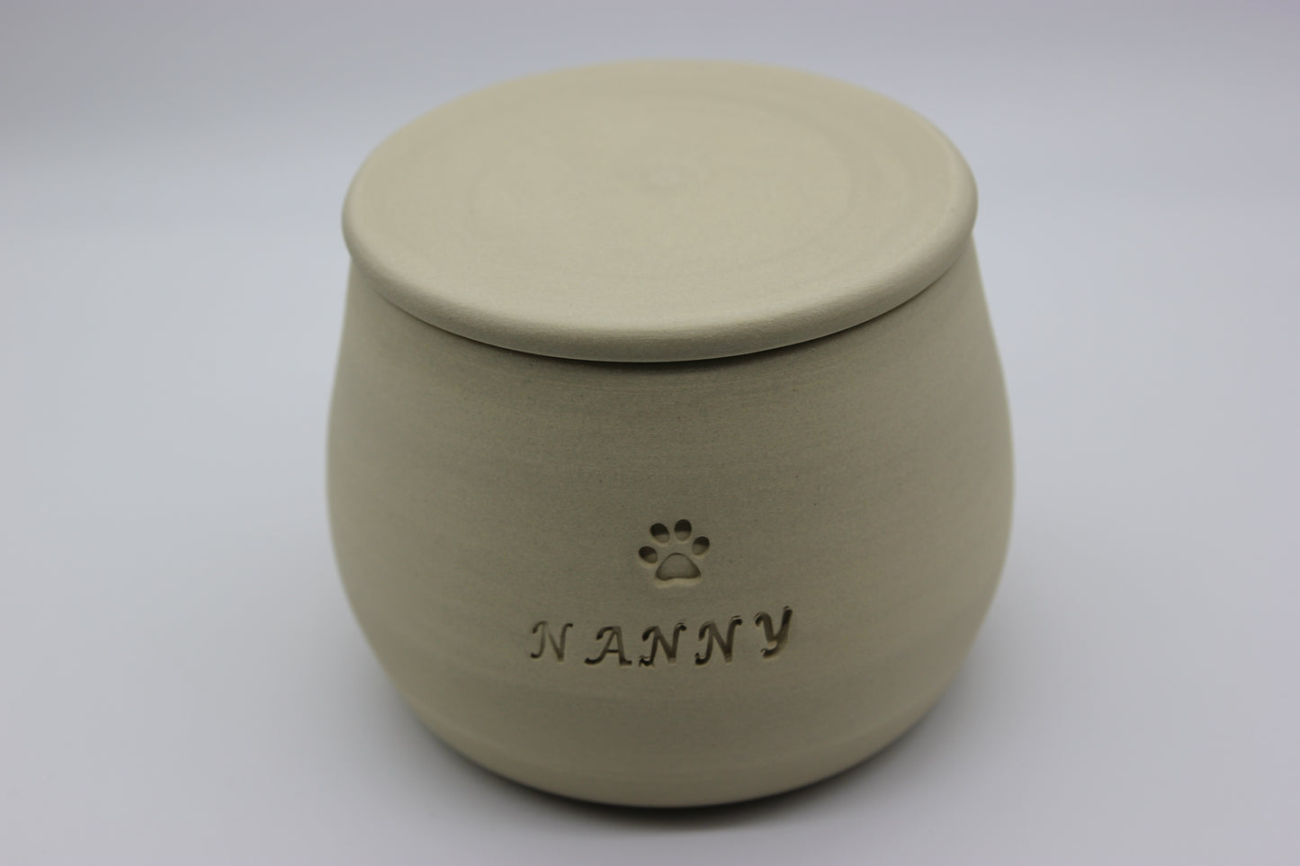 Personalized Handmade Ceramic Pet Urn: Custom Dog or Cat Memorial
